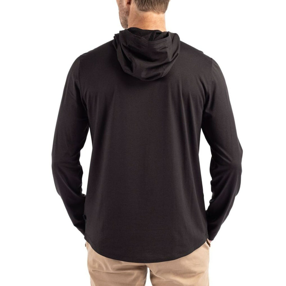 Arizona Cardinals Cutter & Buck Coastline Epic Comfort Eco Recycled Long Sleeve Hoodie T-Shirt - Black on sale