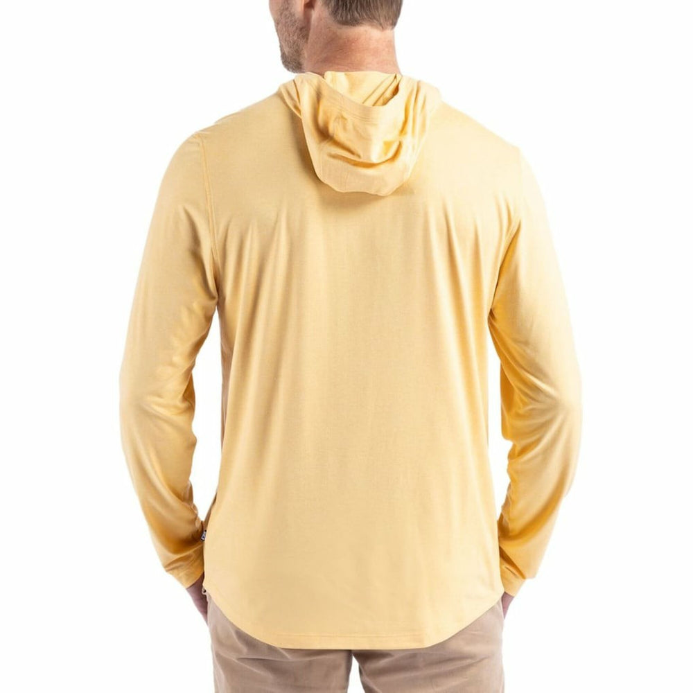 Arizona Cardinals Cutter & Buck Throwback Logo Coastline Epic Comfort Eco Recycled Long Sleeve Hoodie T-Shirt - Yellow for sale