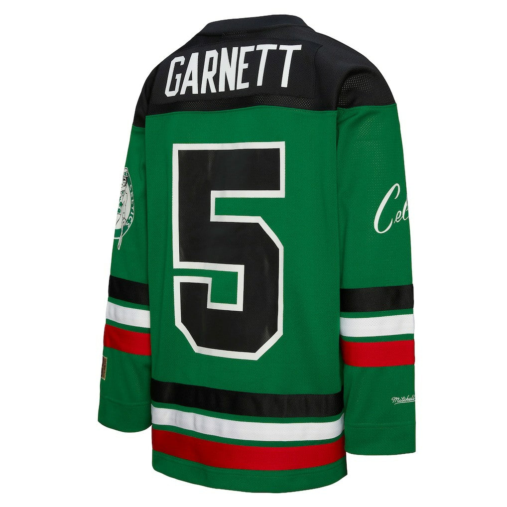 Kevin Garnett Boston Celtics Unisex Maxxed Out Fashion Hockey Jersey - Kelly Green | Mitchell & Ness online