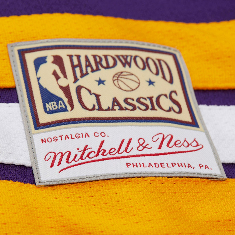 Shaquille O'Neal Los Angeles Lakers Unisex Maxxed Out Fashion Hockey Jersey - Purple | Mitchell & Ness discount