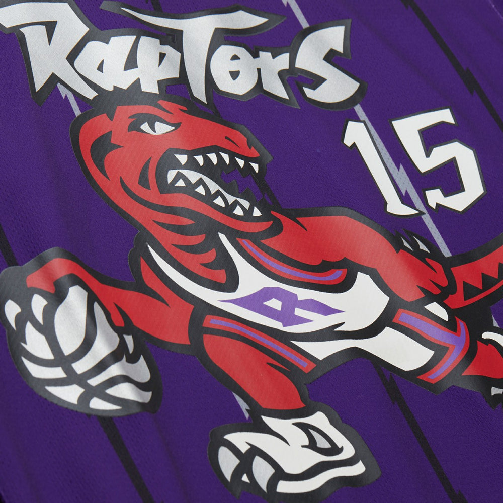 Vince Carter Toronto Raptors Unisex Maxxed Out Fashion Hockey Jersey - Purple | Mitchell & Ness shop