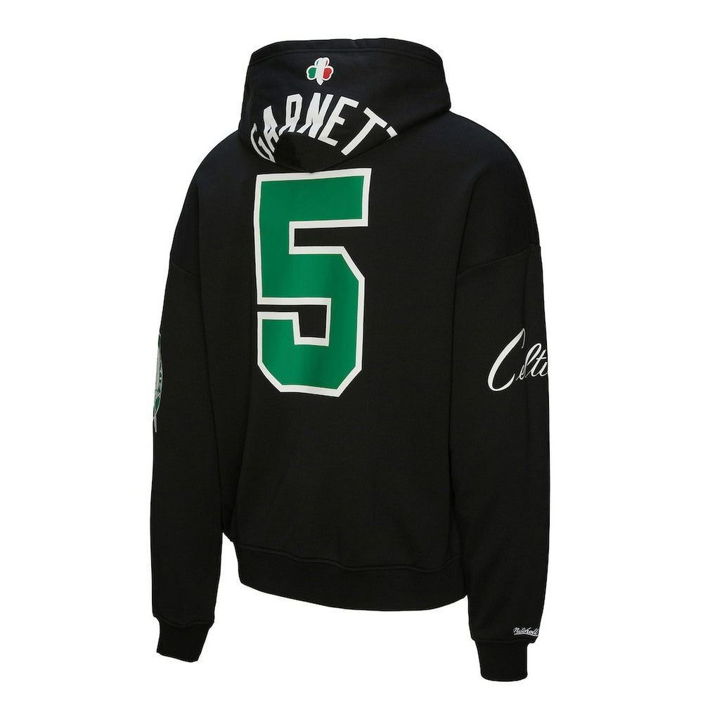 Kevin Garnett Boston Celtics Unisex Hardwood Classics Maxxed Out Full-Zip Hoodie - Black | Mitchell & Ness shop