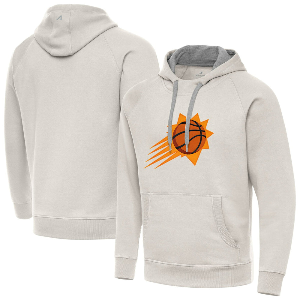Phoenix Suns Antigua Big Logo Victory Pullover Hoodie - Cream on sale