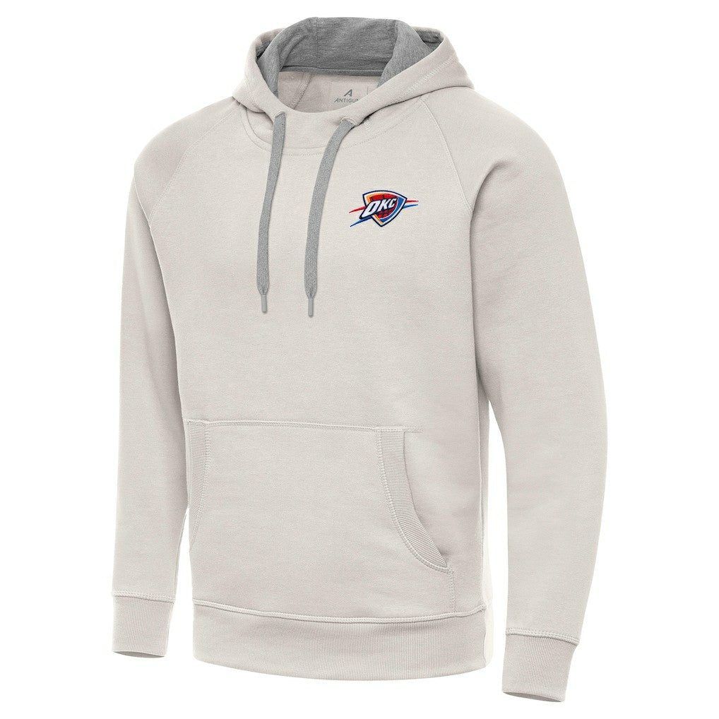 Oklahoma City Thunder Antigua Victory Pullover Hoodie - Cream cheap