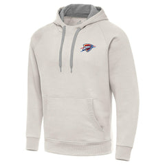Oklahoma City Thunder Antigua Victory Pullover Hoodie - Cream cheap