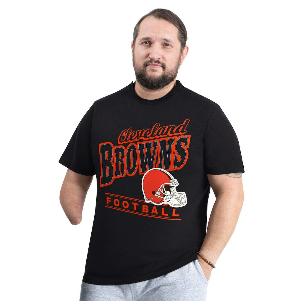 Cleveland Browns G-III Sports by Carl Banks Adaptive Headliner Graphic T-Shirt - Black discount