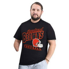 Cleveland Browns G-III Sports by Carl Banks Adaptive Headliner Graphic T-Shirt - Black discount
