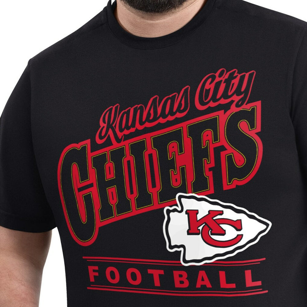 Kansas City Chiefs G-III Sports by Carl Banks Adaptive Headliner Graphic T-Shirt - Black for sale
