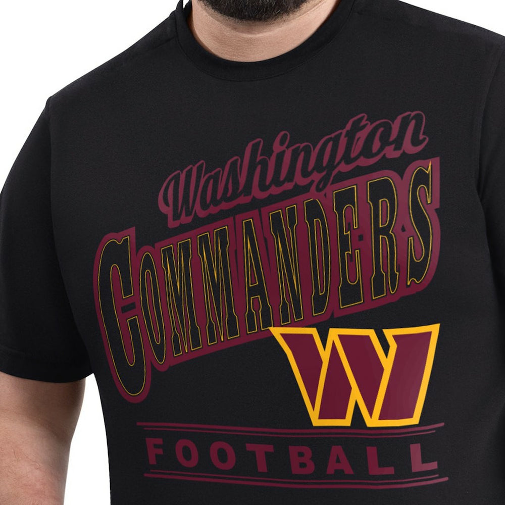 Washington Commanders G-III Sports by Carl Banks Adaptive Headliner Graphic T-Shirt - Black sale
