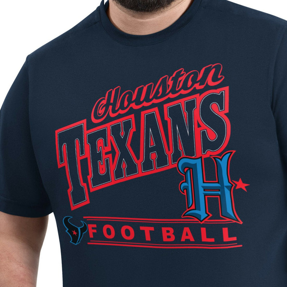 Houston Texans G-III Sports by Carl Banks Adaptive Headliner Graphic T-Shirt - Navy sale