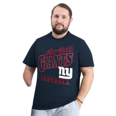 New York Giants G-III Sports by Carl Banks Adaptive Headliner Graphic T-Shirt - Navy on sale