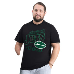 New York Jets G-III Sports by Carl Banks Adaptive Headliner Graphic T-Shirt - Black on sale