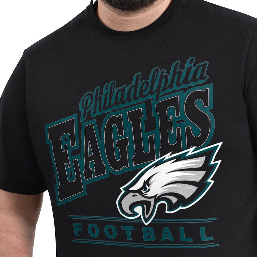Philadelphia Eagles G-III Sports by Carl Banks Adaptive Headliner Graphic T-Shirt - Black sale
