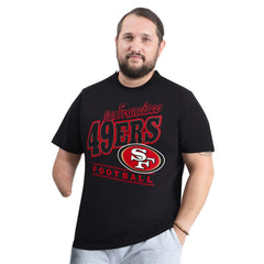 San Francisco 49ers G-III Sports by Carl Banks Adaptive Headliner Graphic T-Shirt - Black discount