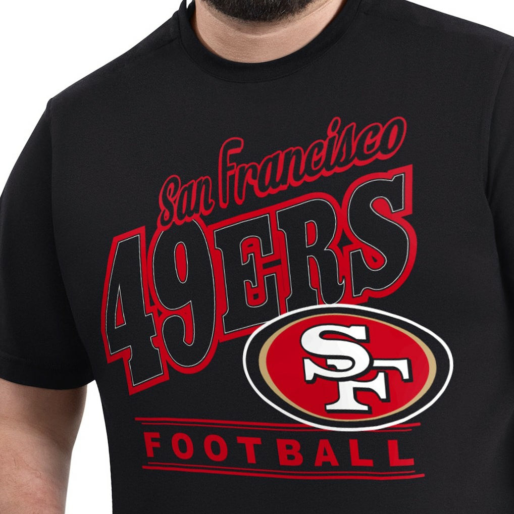 San Francisco 49ers G-III Sports by Carl Banks Adaptive Headliner Graphic T-Shirt - Black discount
