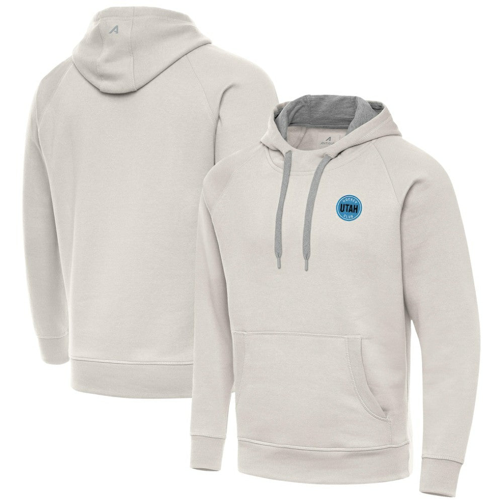 Utah Hockey Club Antigua Victory Pullover Hoodie Cream