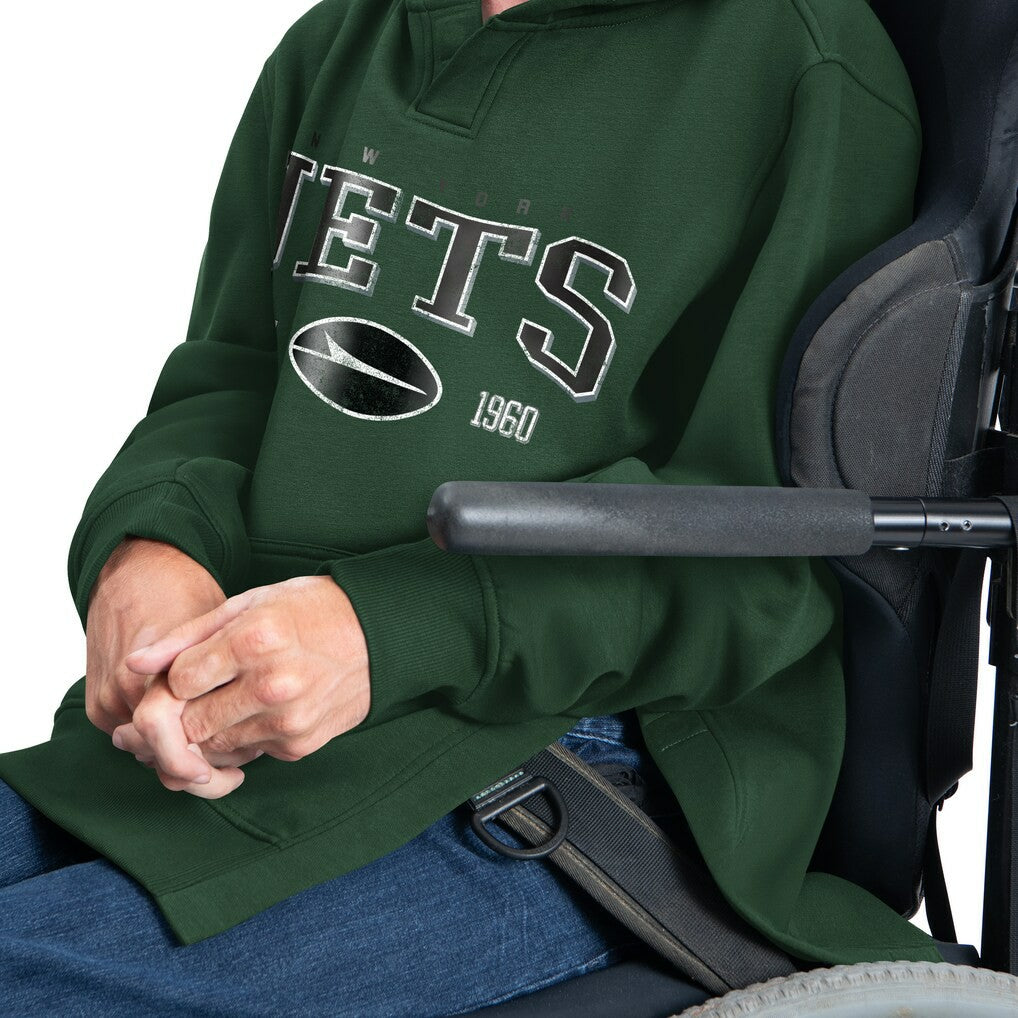 New York Jets G-III Sports by Carl Banks Adaptive Team Spirit Graphic Fleece Pullover Hoodie - Green outlet