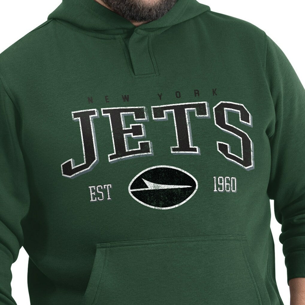 New York Jets G-III Sports by Carl Banks Adaptive Team Spirit Graphic Fleece Pullover Hoodie - Green outlet