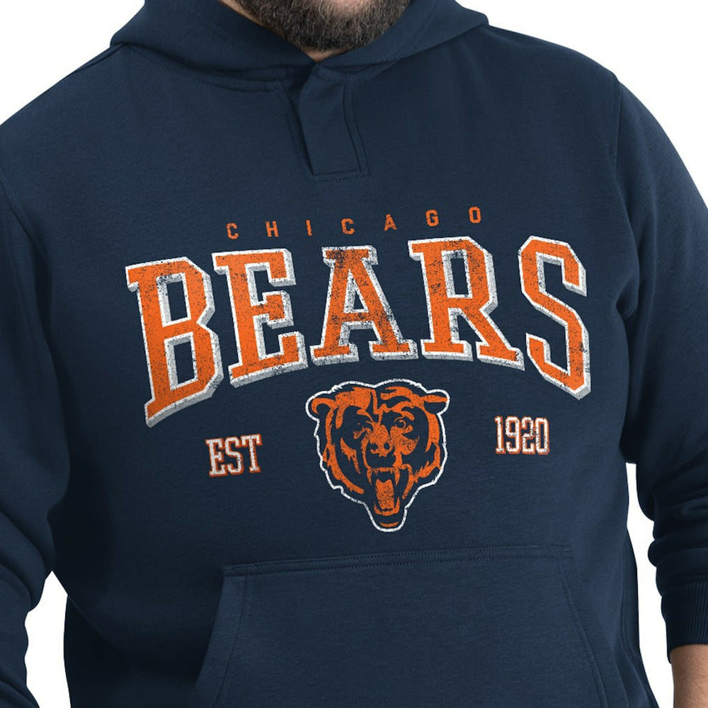 Chicago Bears G-III Sports by Carl Banks Adaptive Team Spirit Graphic Fleece Pullover Hoodie - Navy online