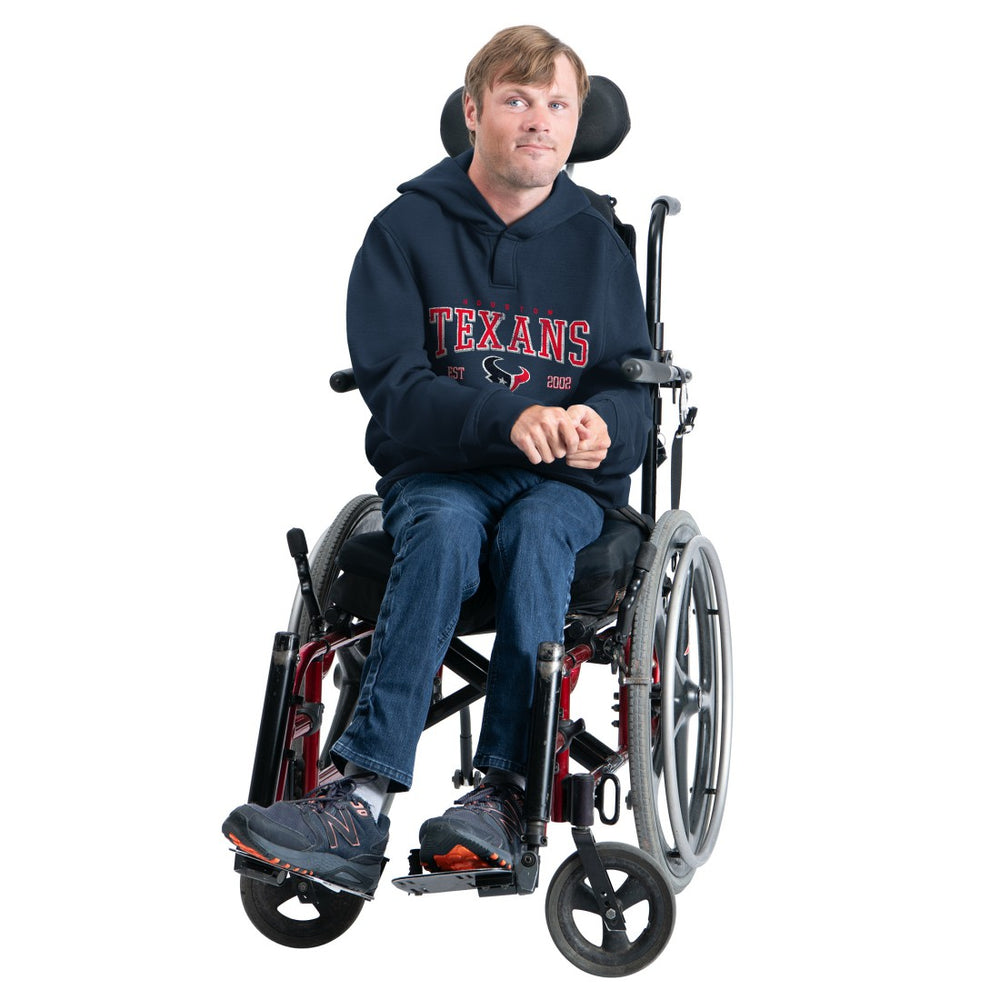 Houston Texans G-III Sports by Carl Banks Adaptive Team Spirit Graphic Fleece Pullover Hoodie - Navy cheap