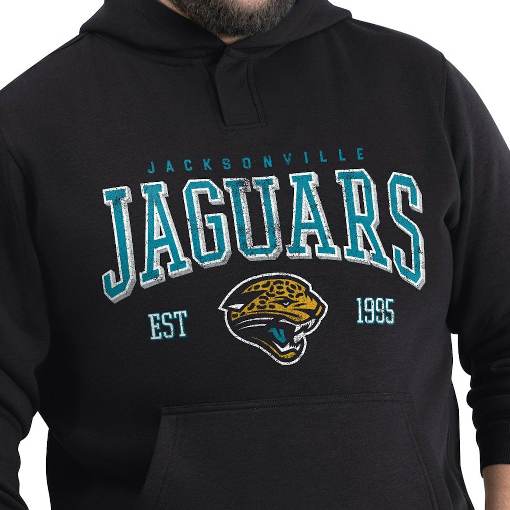 Jacksonville Jaguars G-III Sports by Carl Banks Adaptive Team Spirit Graphic Fleece Pullover Hoodie - Black outlet