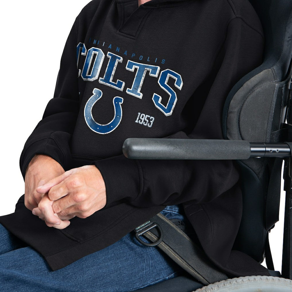 Indianapolis Colts G-III Sports by Carl Banks Adaptive Team Spirit Graphic Fleece Pullover Hoodie - Black online