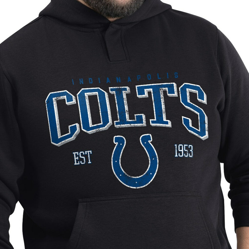Indianapolis Colts G-III Sports by Carl Banks Adaptive Team Spirit Graphic Fleece Pullover Hoodie - Black online