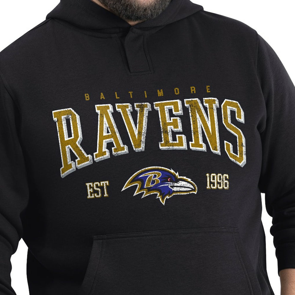 Baltimore Ravens G-III Sports by Carl Banks Adaptive Team Spirit Graphic Fleece Pullover Hoodie - Black sale