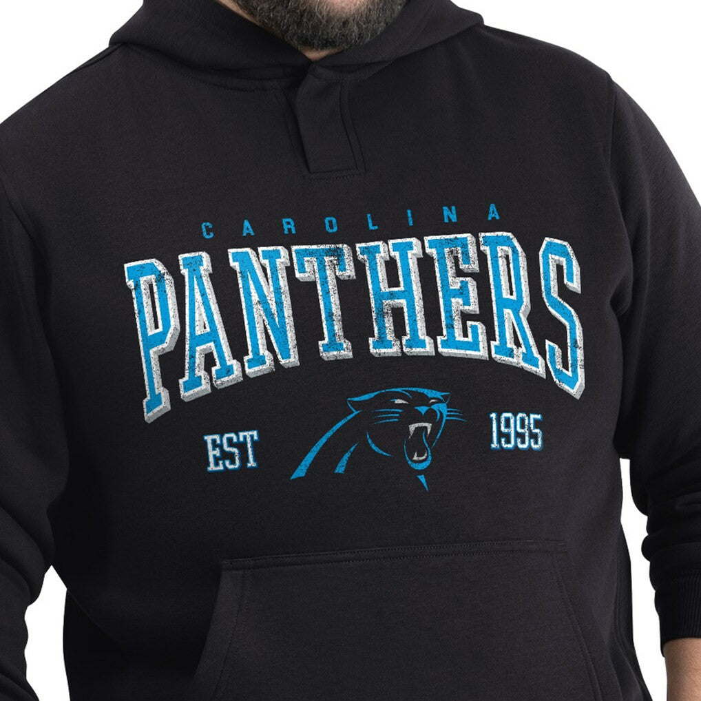 Carolina Panthers G-III Sports by Carl Banks Adaptive Team Spirit Graphic Fleece Pullover Hoodie - Black for sale