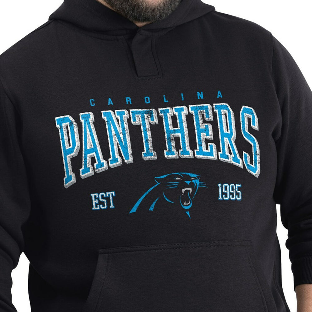 Carolina Panthers G-III Sports by Carl Banks Adaptive Team Spirit Graphic Fleece Pullover Hoodie - Black for sale