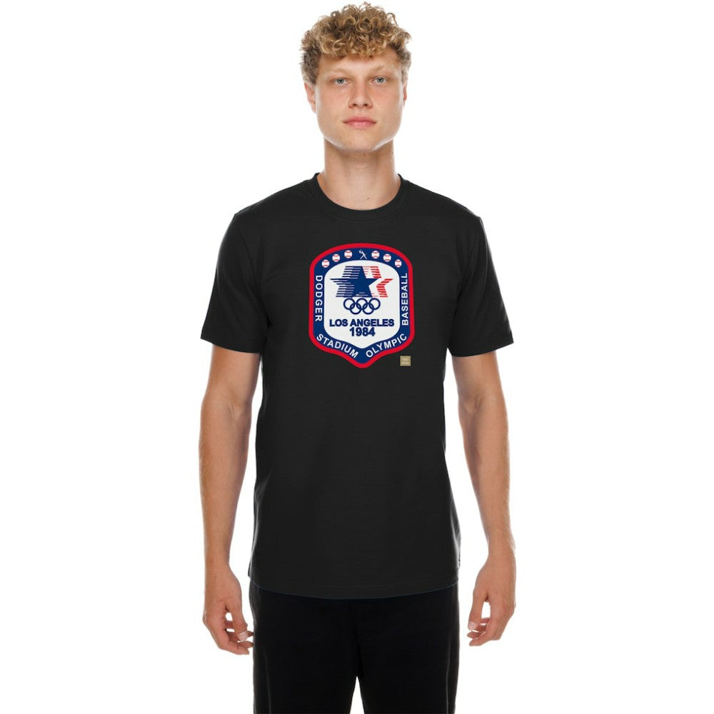 Los Angeles Dodgers x The Heritage Collection LA84 Summer Olympics T-Shirt - Black | New Era