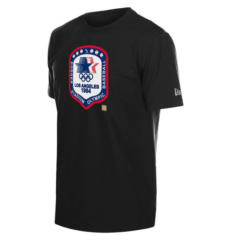 Los Angeles Dodgers x The Heritage Collection LA84 Summer Olympics T-Shirt - Black | New Era