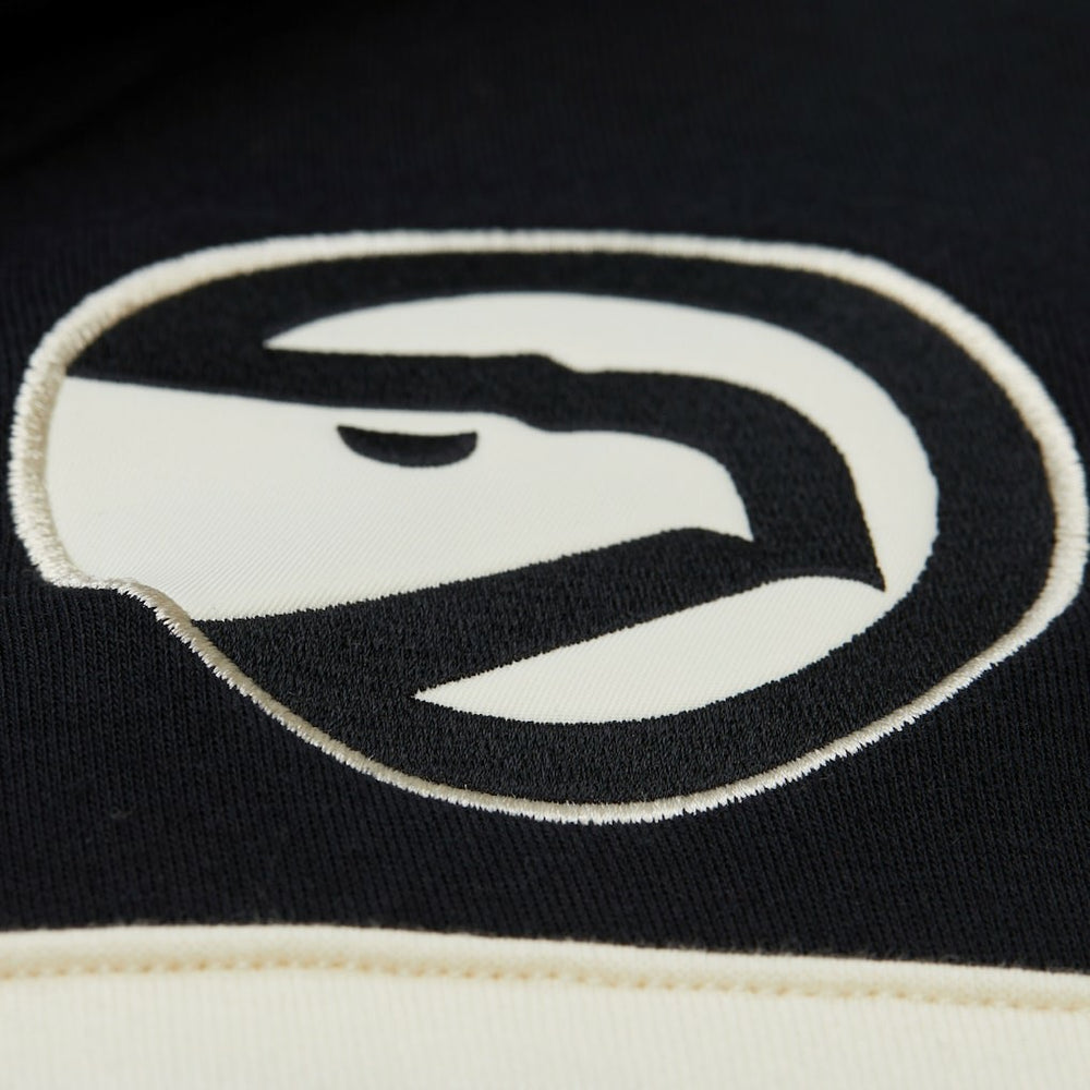 Atlanta Hawks Double Clutch Head Coach Hoodie - Olive/Black | Mitchell & Ness outlet