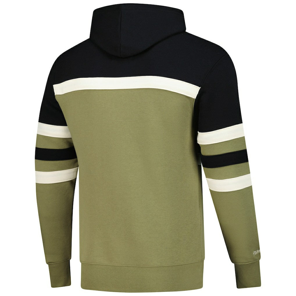 Cleveland Cavaliers Double Clutch Head Coach Hoodie sale - Olive/Black | Mitchell & Ness online