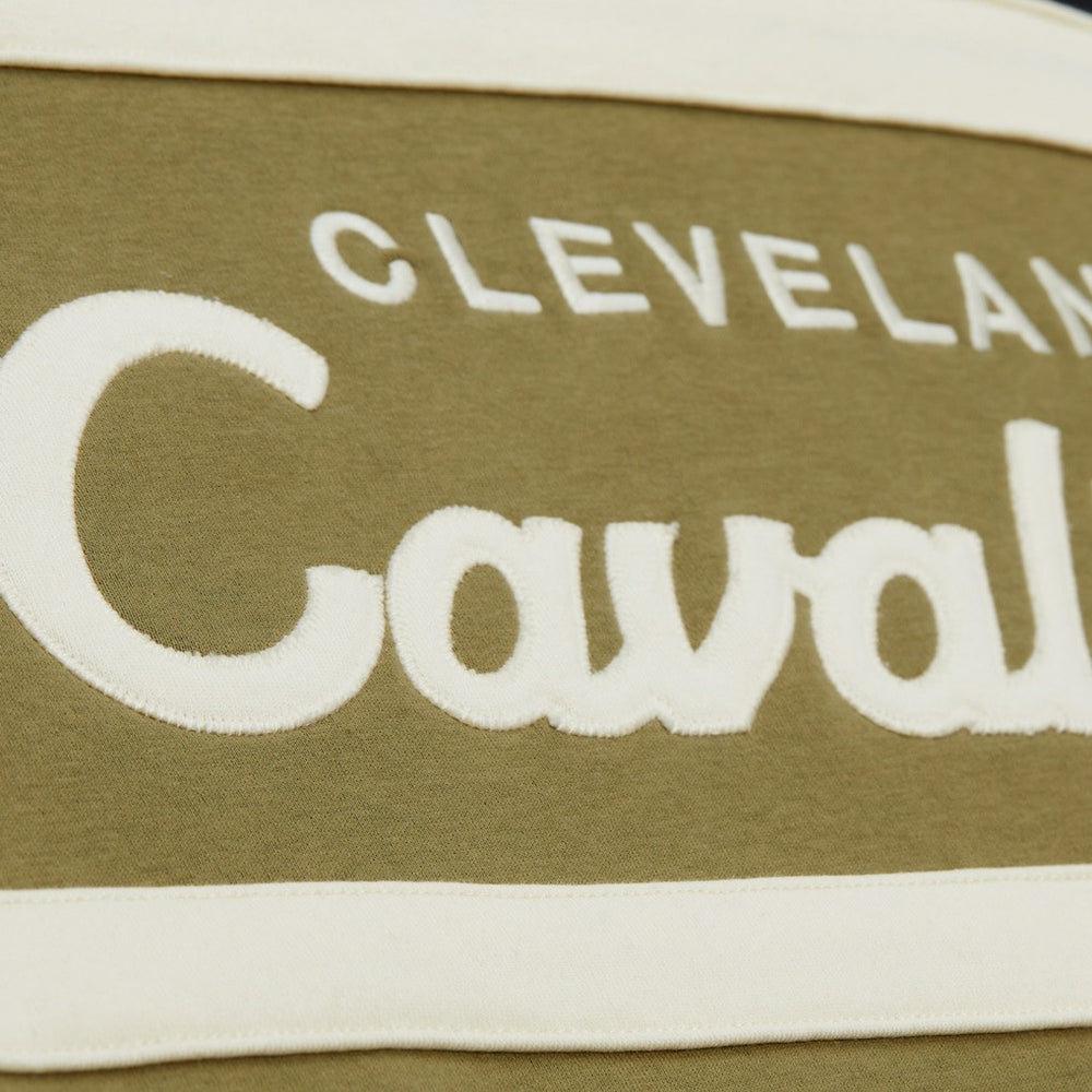 Cleveland Cavaliers Double Clutch Head Coach Hoodie sale - Olive/Black | Mitchell & Ness online