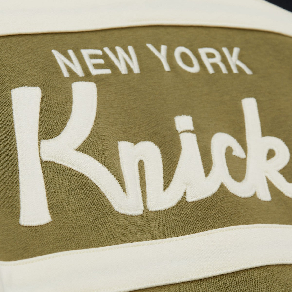 New York Knicks Double Clutch Head Coach Hoodie - Olive/Black | Mitchell & Ness sale