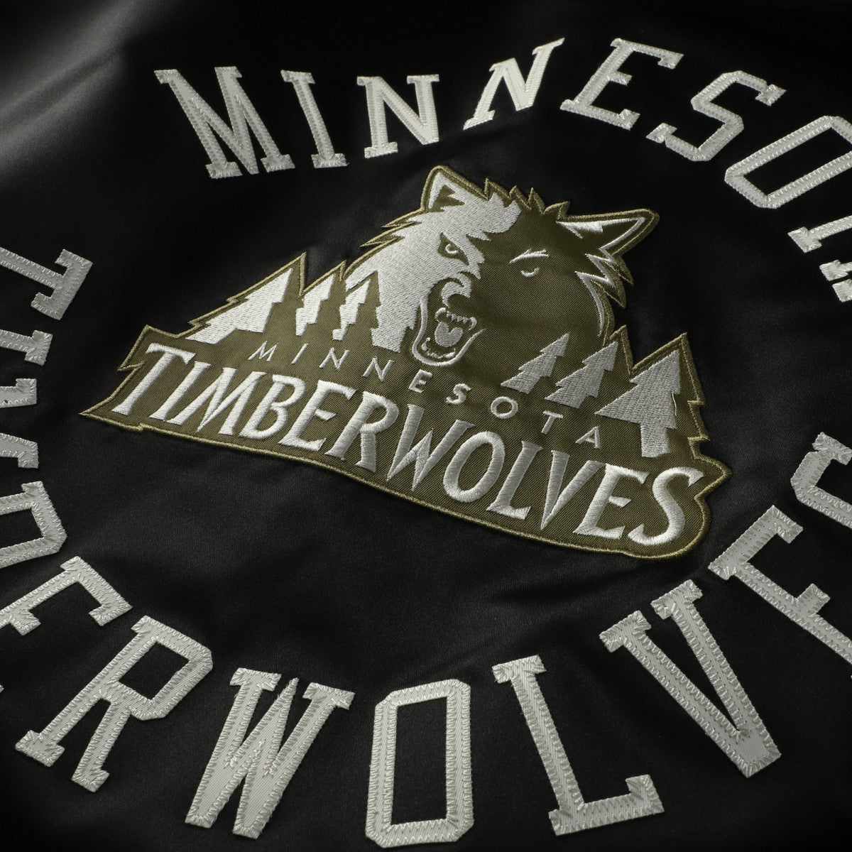 Minnesota Timberwolves Double Clutch Head Coach Hoodie - Olive/Black | Mitchell & Ness shop