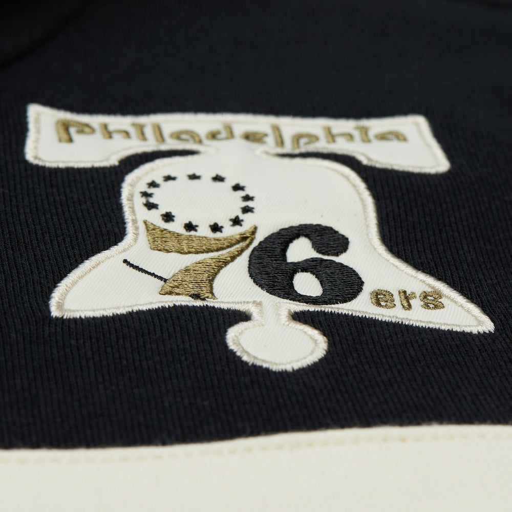 Philadelphia 76ers Double Clutch Head Coach Hoodie - Olive | Mitchell & Ness on sale