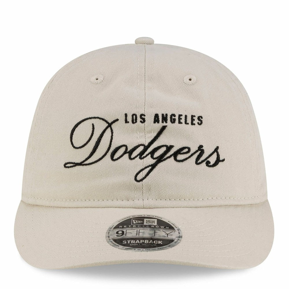 Los Angeles Dodgers x thisisneverthat Retro Crown 9FIFTY Adjustable Hat - Beige | New Era
