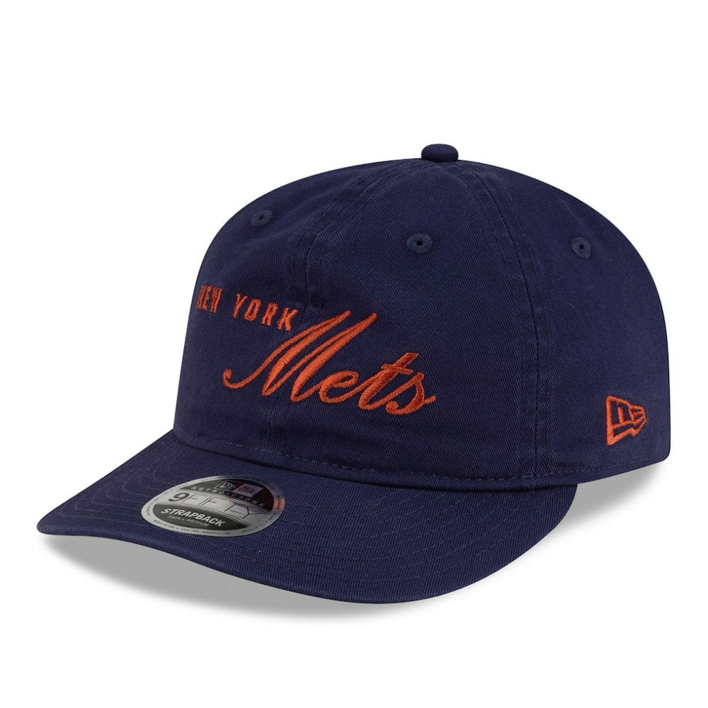 New York Mets x thisisneverthat Retro Crown 9FIFTY Adjustable Hat - Navy | New Era