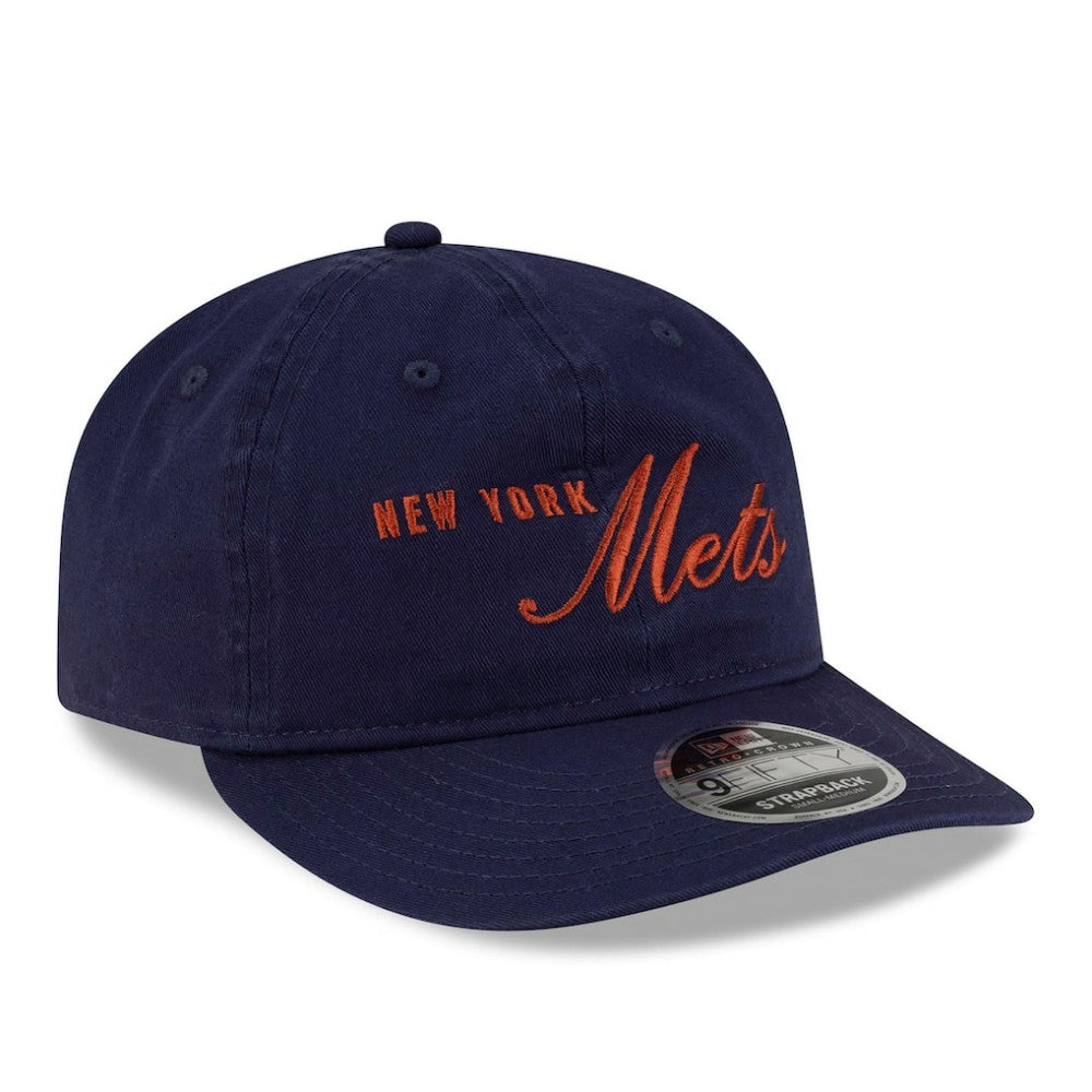 New York Mets x thisisneverthat Retro Crown 9FIFTY Adjustable Hat - Navy | New Era
