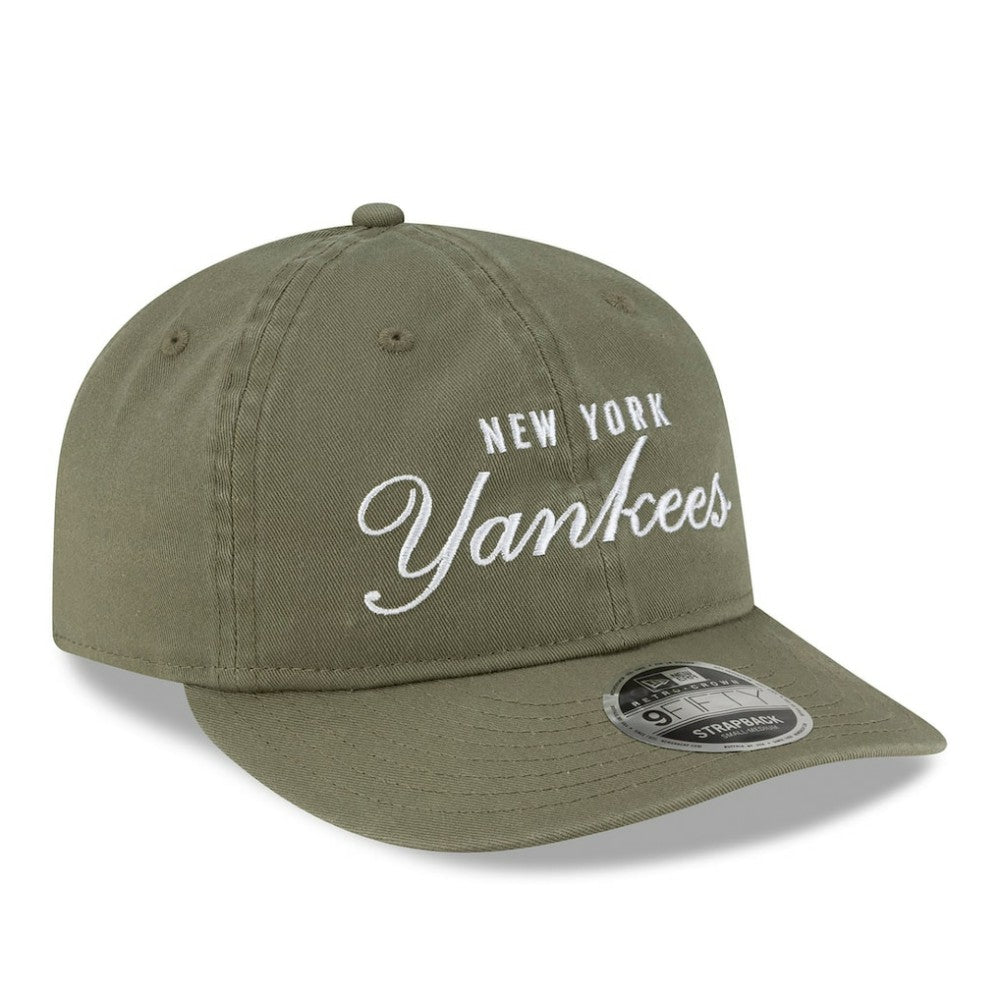 New York Yankees x thisisneverthat Retro Crown 9FIFTY Adjustable Hat - Olive | New Era