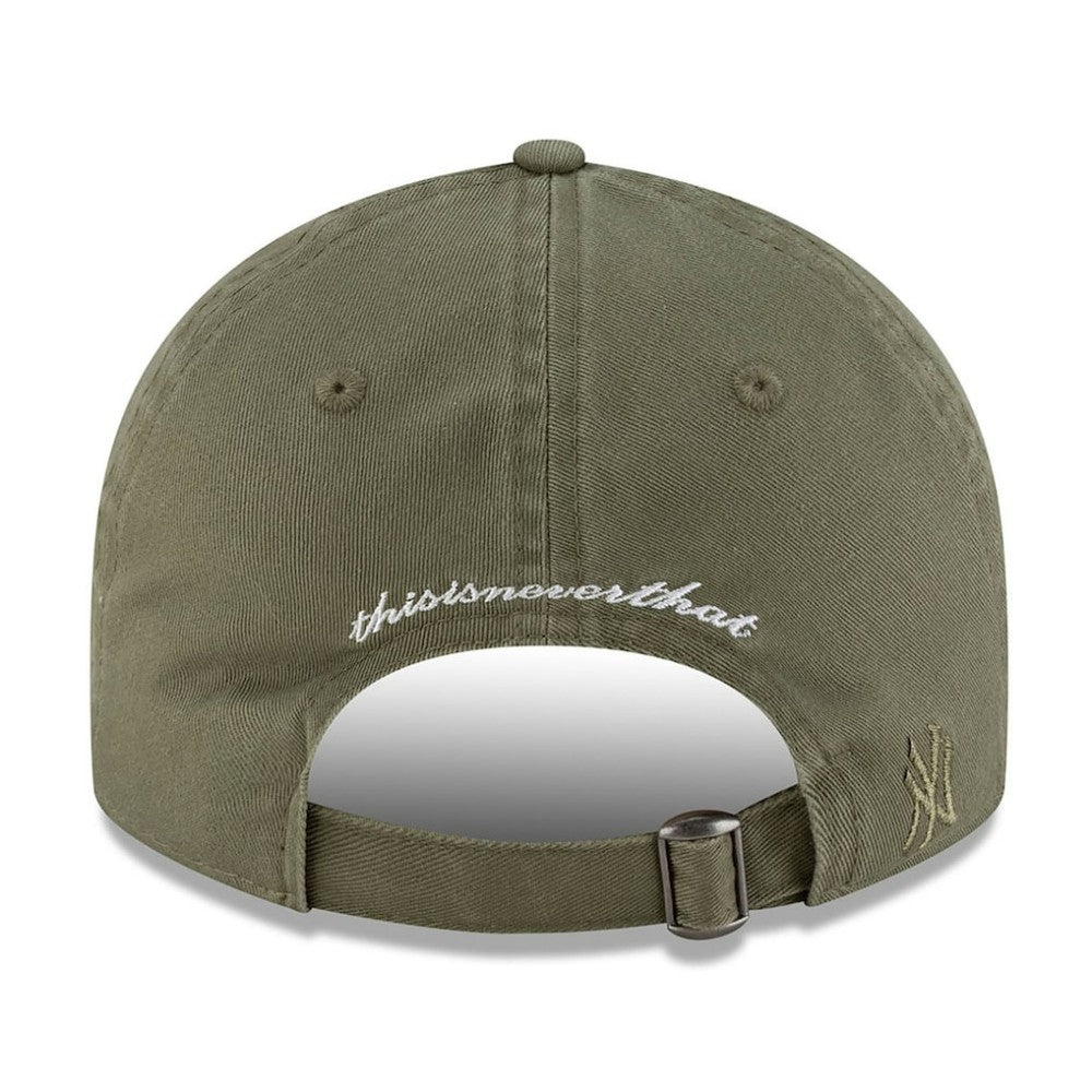 New York Yankees x thisisneverthat Retro Crown 9FIFTY Adjustable Hat - Olive | New Era
