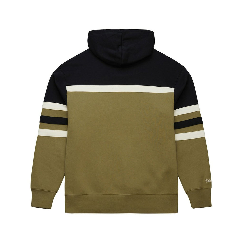 Buffalo Bills Vintage Logo Head Coach Hoodie - Olive on sale
