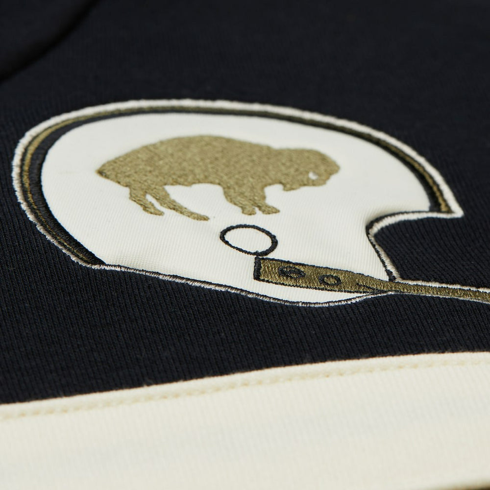 Buffalo Bills Vintage Logo Head Coach Hoodie - Olive on sale