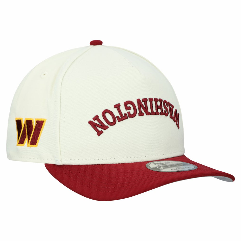 Washington Commanders New Era Upside Down 9FIFTY A-Frame Snapback Hat - Cream discount