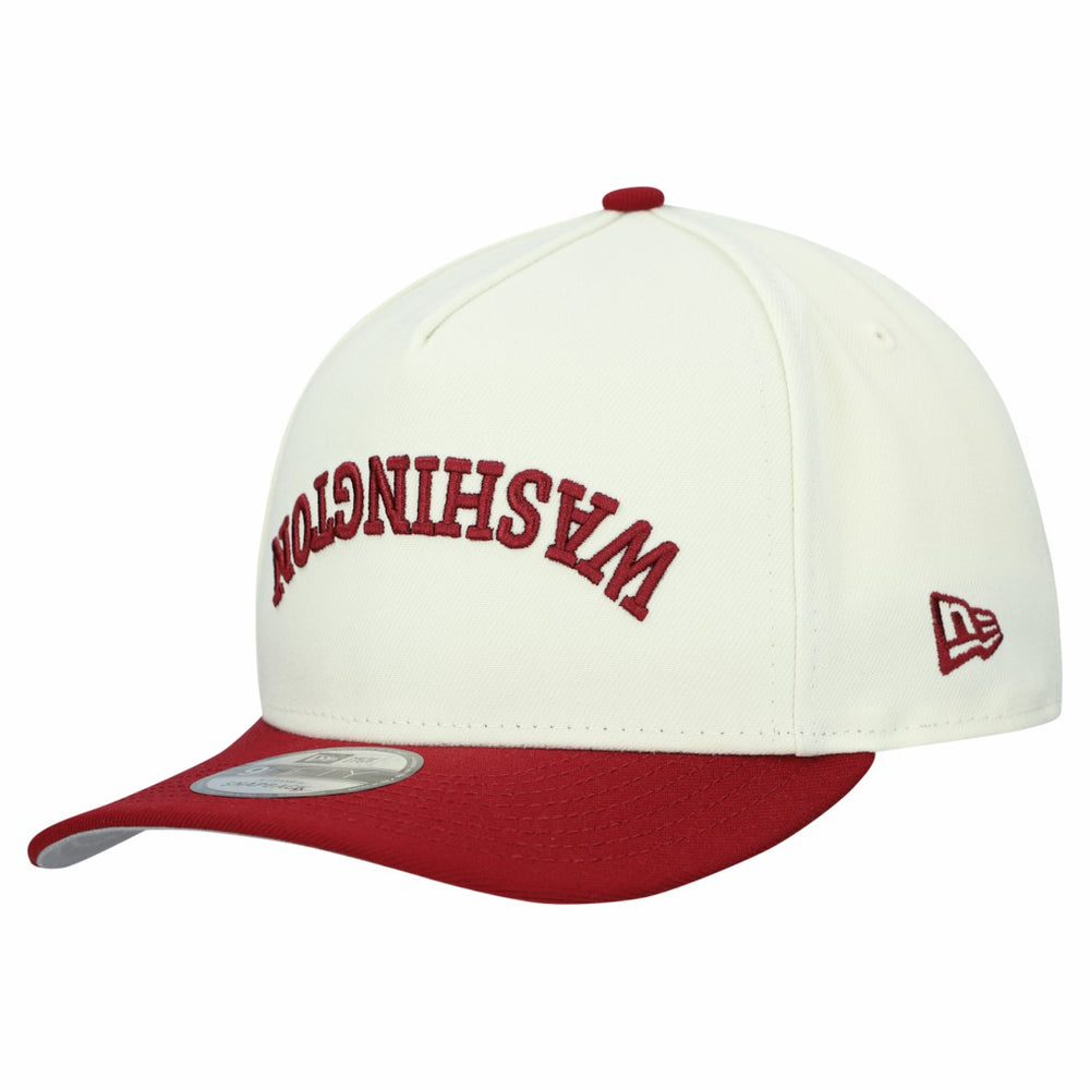 Washington Commanders New Era Upside Down 9FIFTY A-Frame Snapback Hat - Cream discount