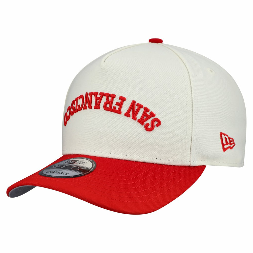 San Francisco 49ers New Era Upside Down 9FIFTY A-Frame Snapback Hat - Cream online