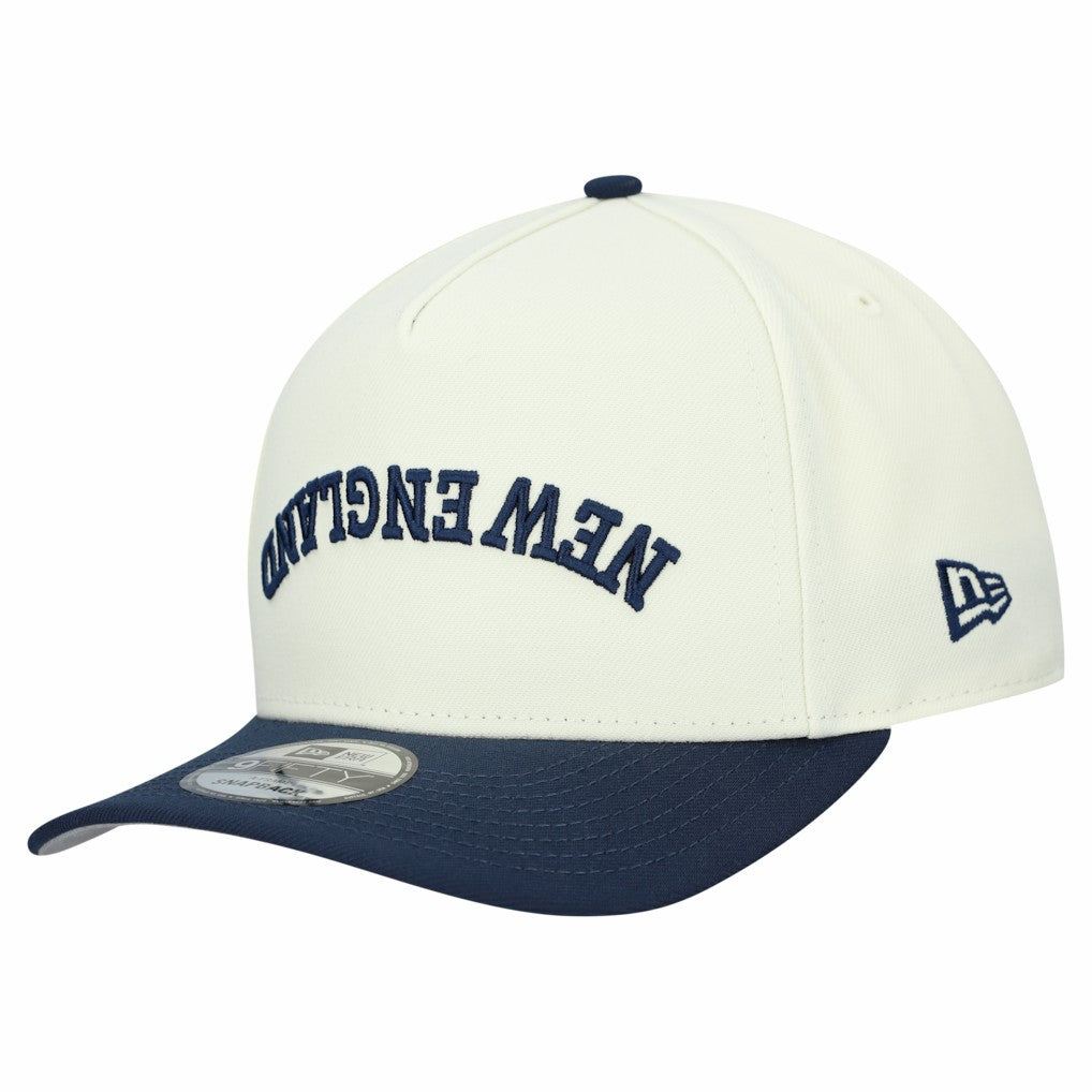 New England Patriots New Era Upside Down 9FIFTY A-Frame Snapback Hat - Cream sale