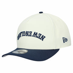 New England Patriots New Era Upside Down 9FIFTY A-Frame Snapback Hat - Cream sale